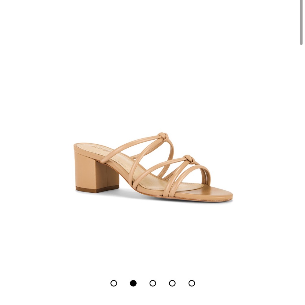 SCHUTZ Princey Sandal Tan Strappy Heels